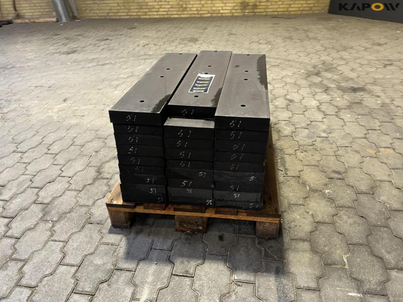 Gummiskær til sneplov 8