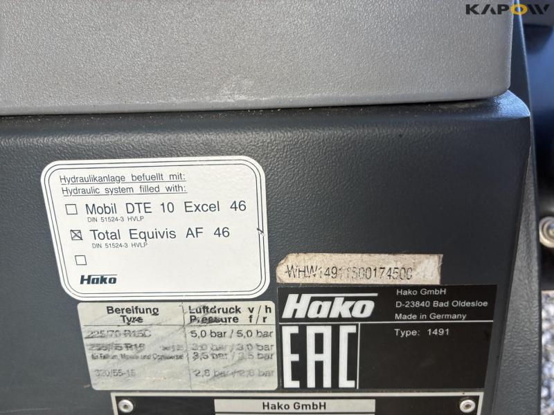 Hako Citymaster 1650 fejemaskine 30