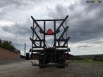 Halmvogn med hydraulisk balle sikring 5