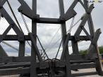 Halmvogn med hydraulisk balle sikring 32