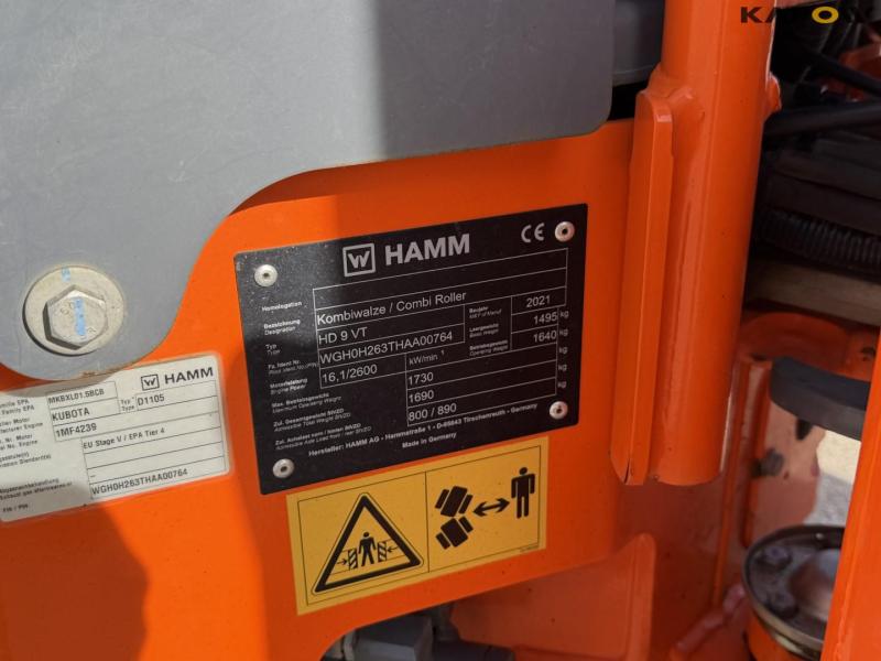 Hamm HD 9 VT tandem vejtromle 43