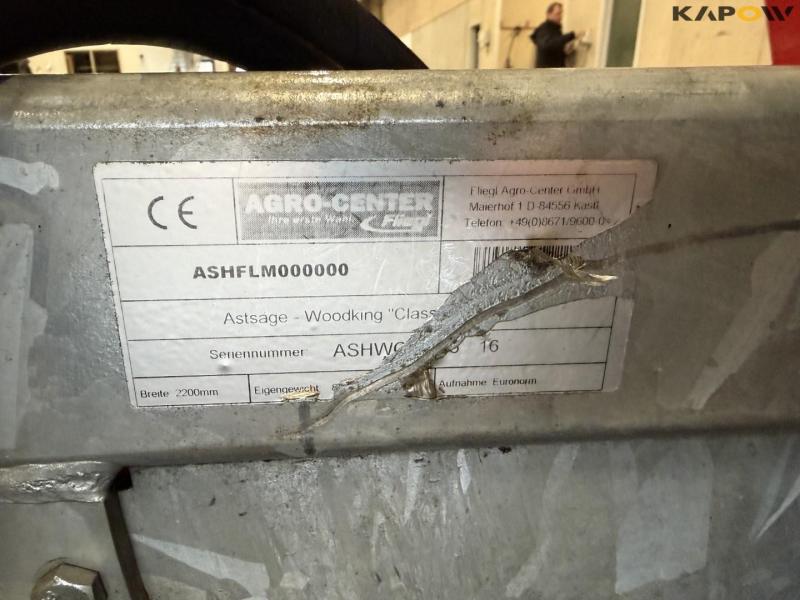 Fliegl hegnsklipper med Euro hitch 20