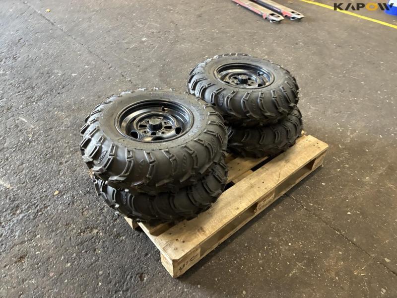 Hjul med 205/80-12 Lite dæk 5