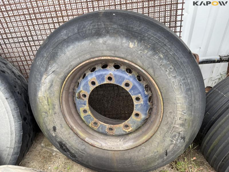 Hjul og dæk 385/65-22.5 15