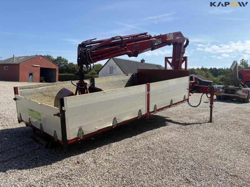 HMF 1560 K3 kran på skittelad 5