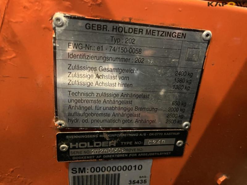 Holder C 2.42 redskabsbærer med sneplov og saltudlægger 31