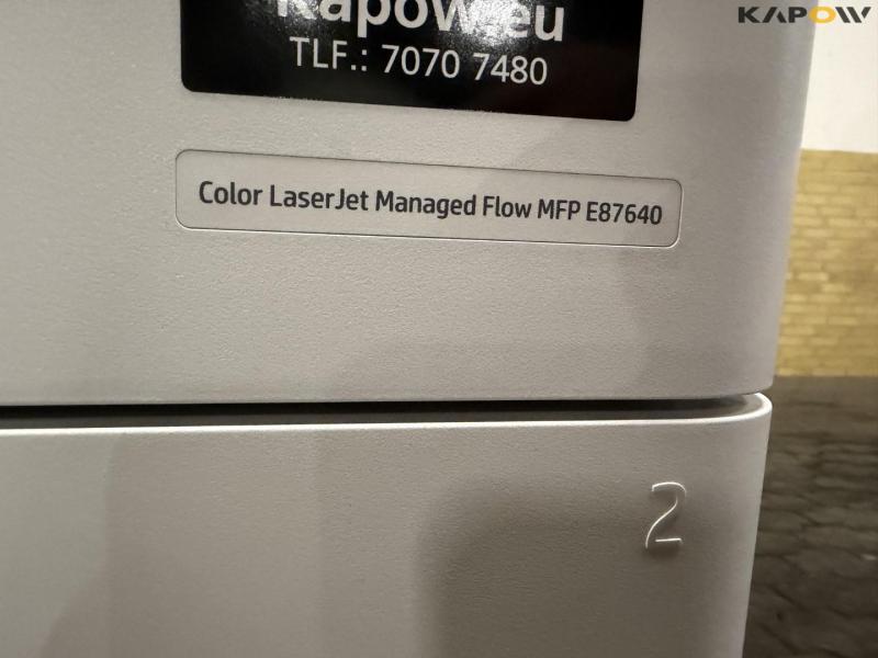 HP Color LaserJet Managed Flow MFP E87640z printer/kopimaskine 21