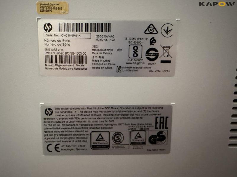 HP Color LaserJet Managed Flow MFP E87640z printer/kopimaskine 17