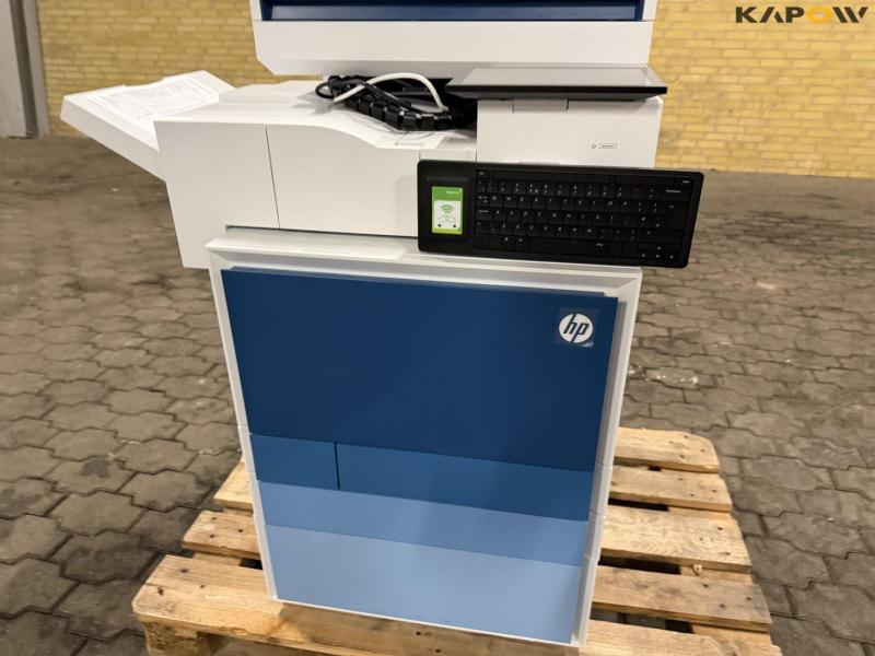 HP Color LaserJet Managed Flow MFP E87740z printer/kopimaskine 9