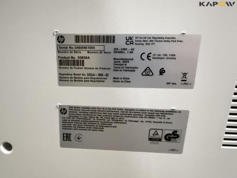 HP Color LaserJet Managed Flow MFP E87740z printer/kopimaskine 21