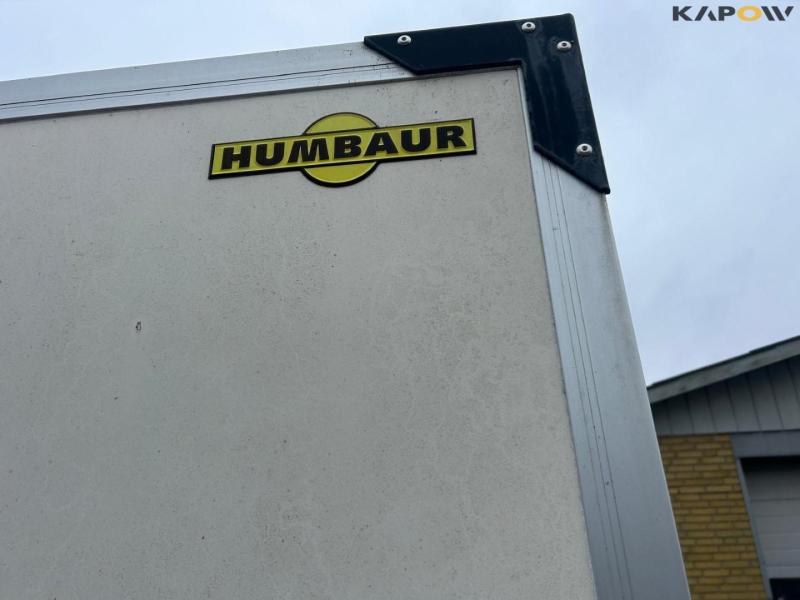 Humbaur lukket trailer med værkstedsindretning 14