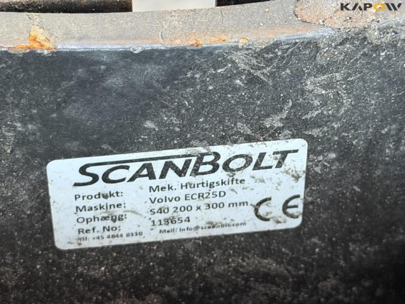 Hurtigskift til Volvo minigraver 12