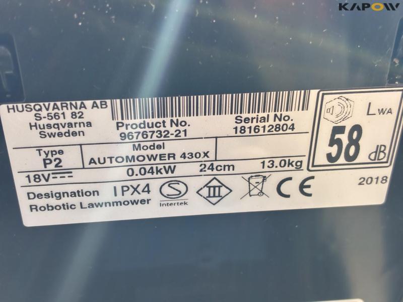 Husqvarna automower 430X robotplæneklipper 5