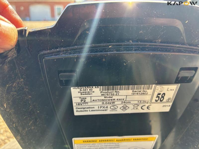 Husqvarna automower 430x robotplæneklipper 9