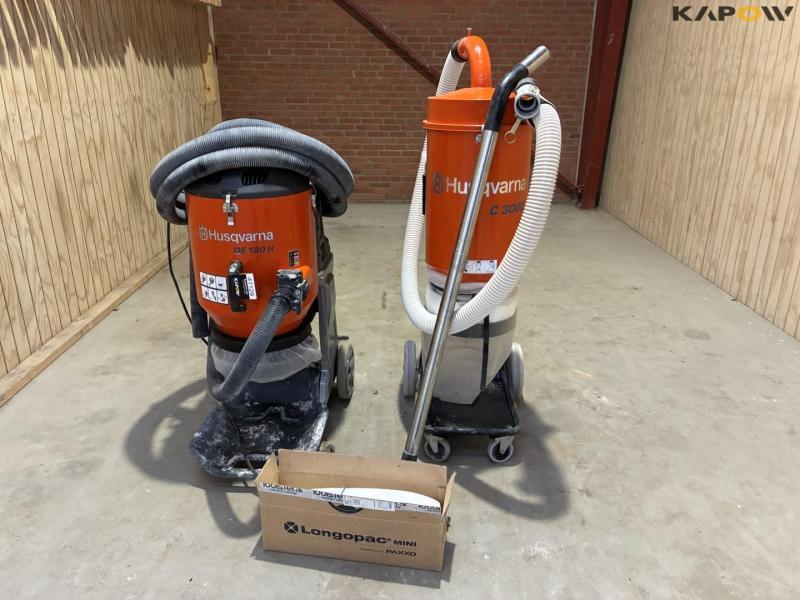 Husqvarna DE120H/C3000 støvsuger og filter 2