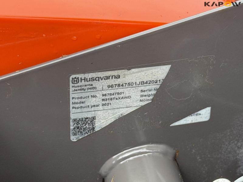 Husqvarna R316TsX AWD 112cm plæneklipper 25