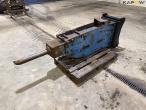 Hydraulisk hammer med S70 hitch 6