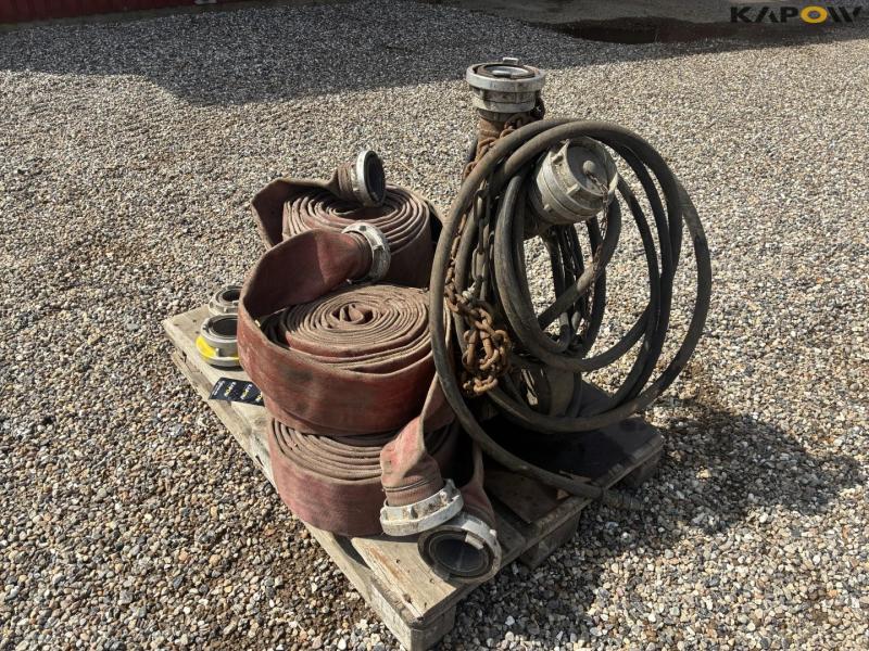 Hydraulisk trukket pumpe med 4