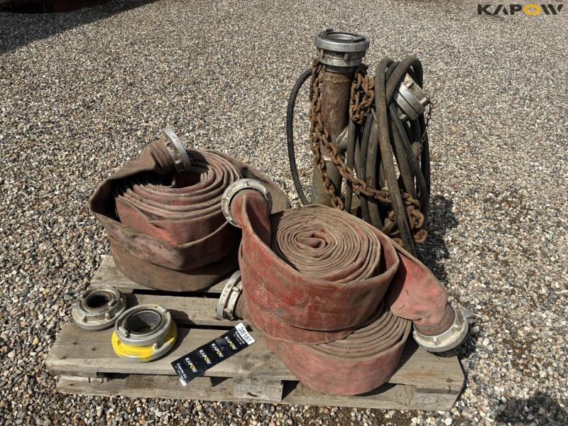 Hydraulisk trukket pumpe med 4
