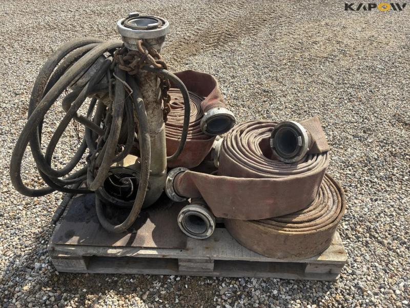 Hydraulisk trukket pumpe med 4