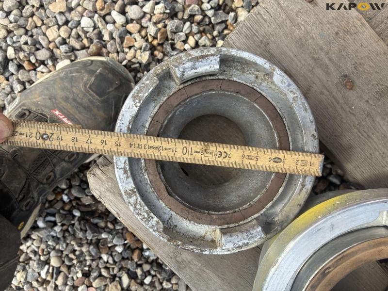 Hydraulisk trukket pumpe med 4