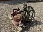 Hydraulisk trukket pumpe med 4