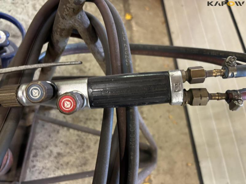 Ilt og gas sæt med flasker 15