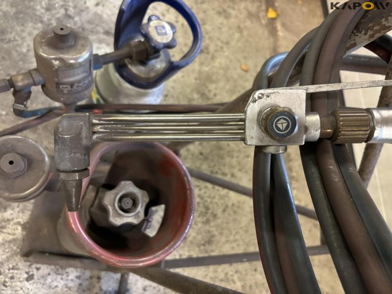 Ilt og gas sæt med flasker 16