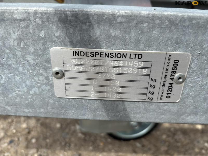 Indespension Ad27bt maskintrailer 2700 kg 35