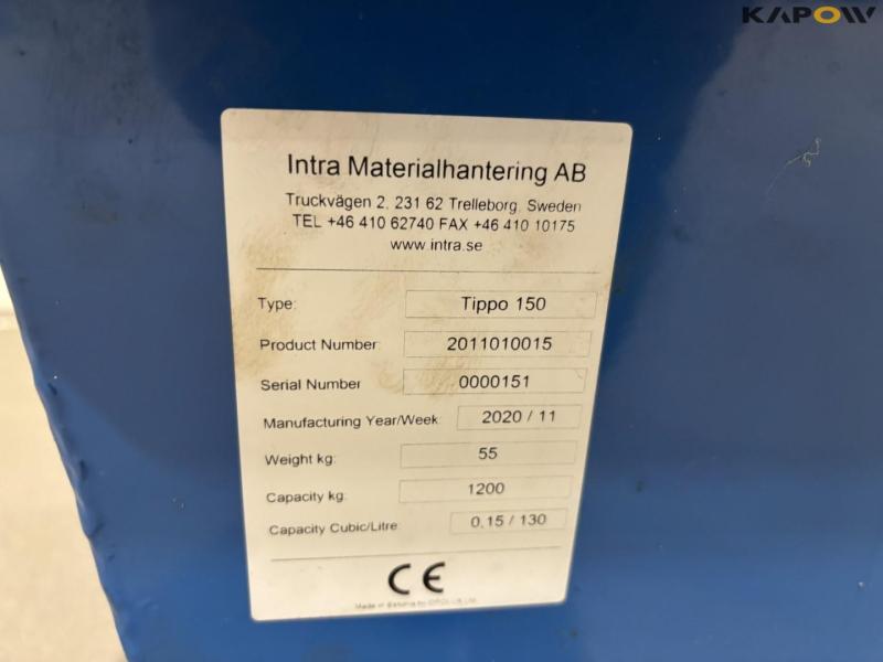 Intra Tippo 150 blue materiale tip container 6