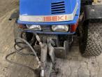 Iseki 318 kompakt traktor med kost og skrabe blad 11