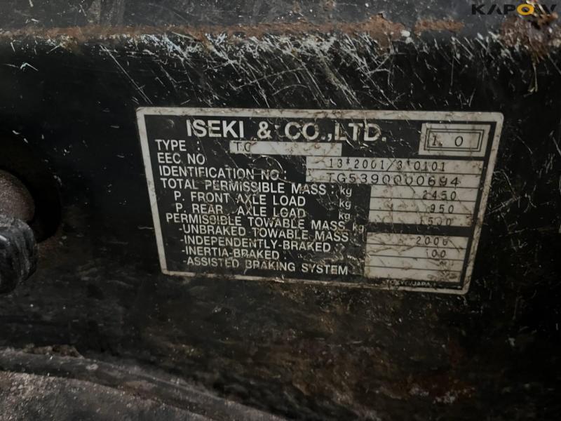 Iseki TG5390 minitraktor 32
