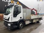 Iveco 120-250 Euro Cargo lastbil med Ferrari F540 kran 1