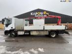 Iveco 120-250 Euro Cargo lastbil med Ferrari F540 kran 8