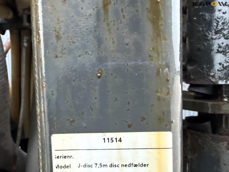 Inter Tech J-disk 7,5 meter disc nedfælder 43