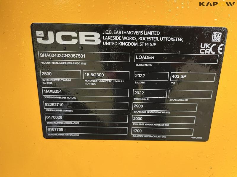 JCB 403 minilæsser 9