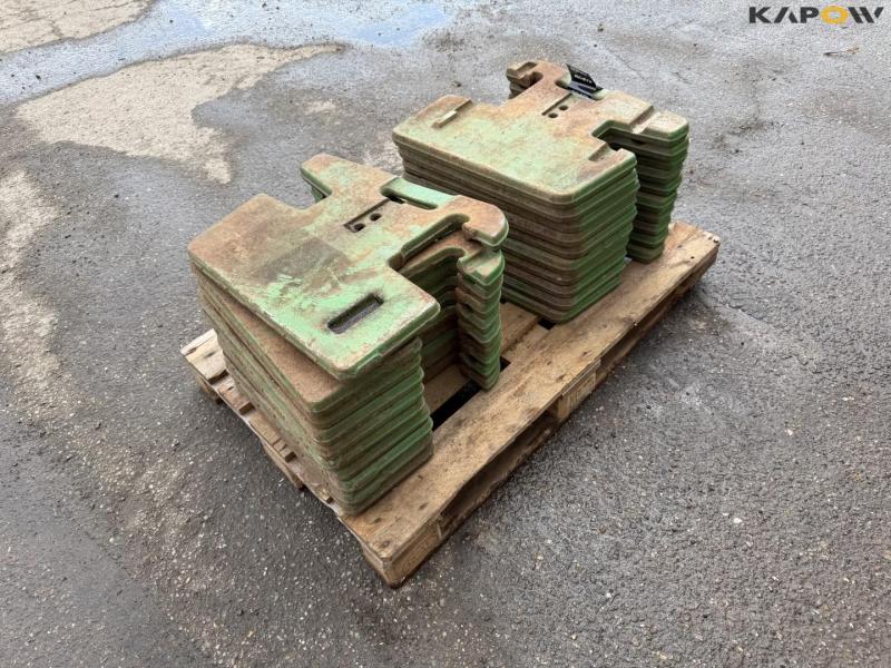 John Deere 20 stk. vægtklodser 7