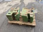 John Deere 20 stk. vægtklodser 6
