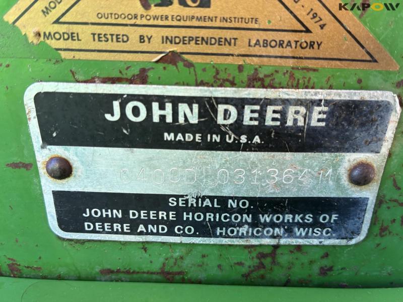 John Deere 400 havetraktor 10