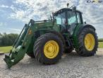 John Deere 6820 traktor med frontlæsser 1