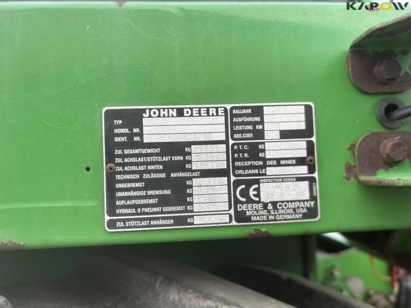 John Deere 7700 snitter med majsbord og pickup 28