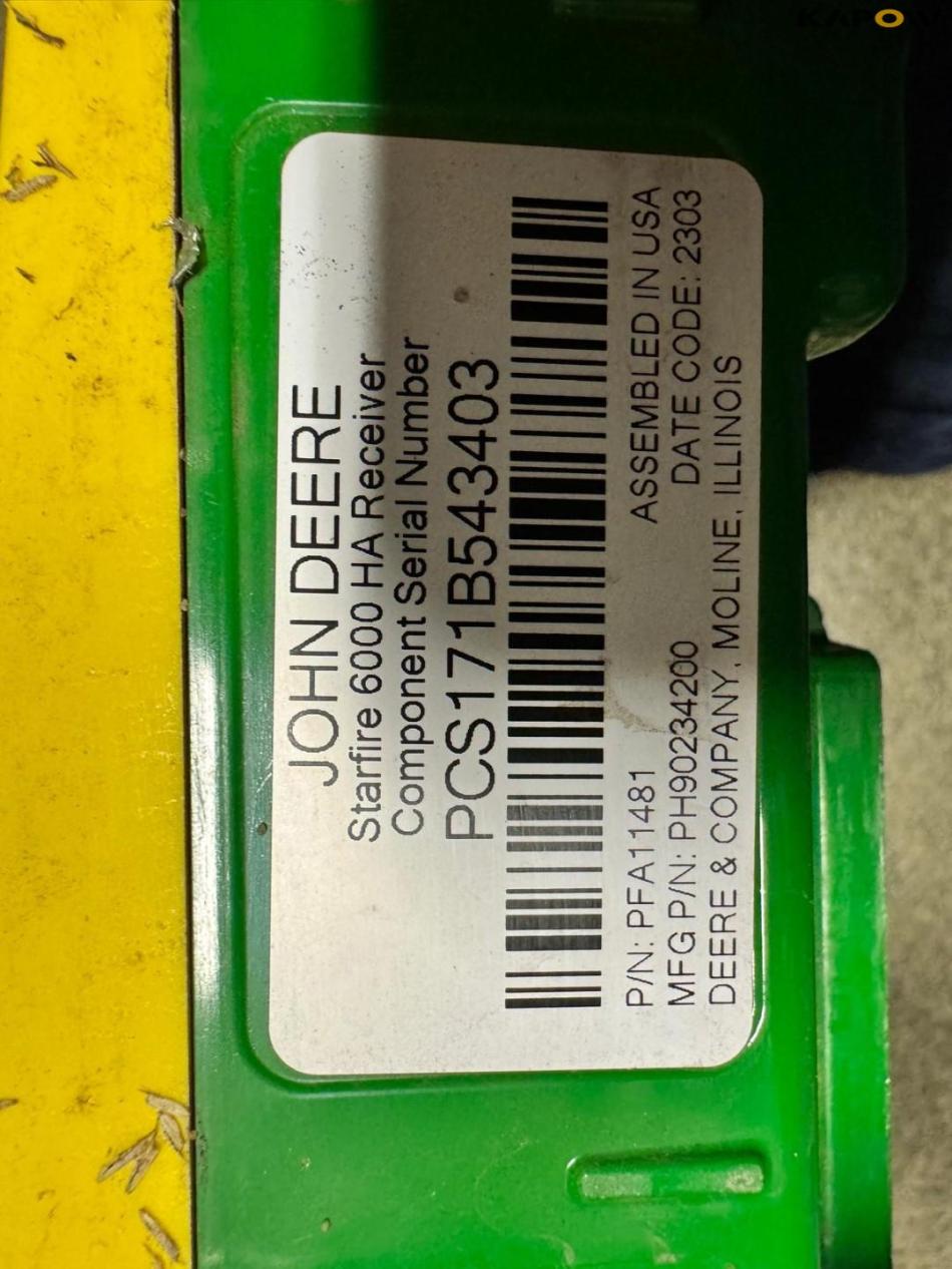 John Deere starfire 6000 7