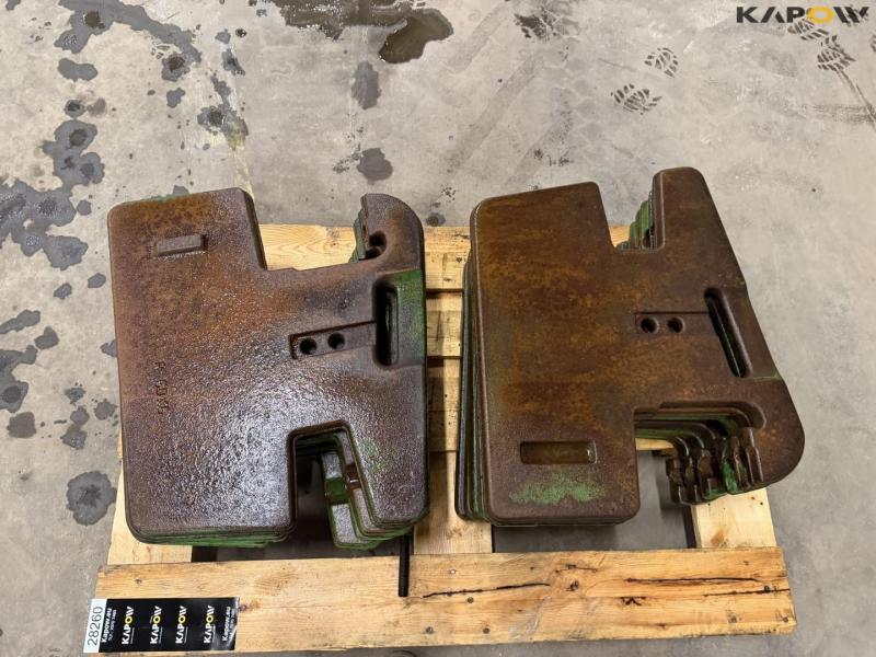 John Deere vægtskiver - 14 stk. 8