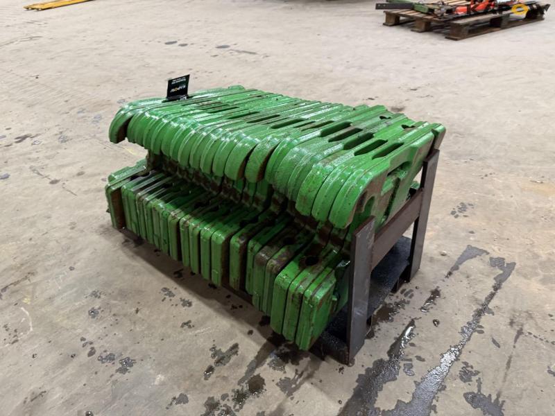 John Deere vægtskiver - 20stk. a 50kg 3