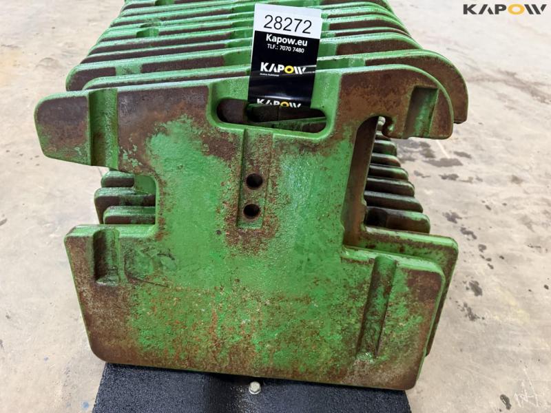 John Deere vægtskiver - 20stk. a 50kg 11