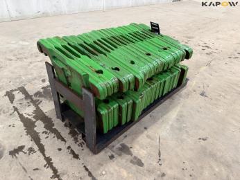 John Deere vægtskiver - 20stk. a 50kg