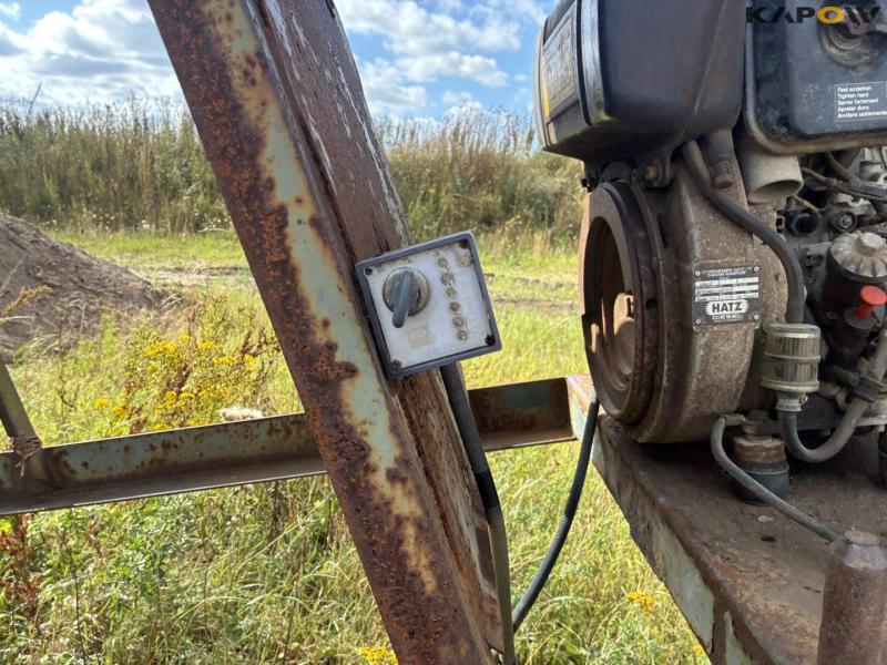 Jordharpe anlæg med hatz diesel motor 20