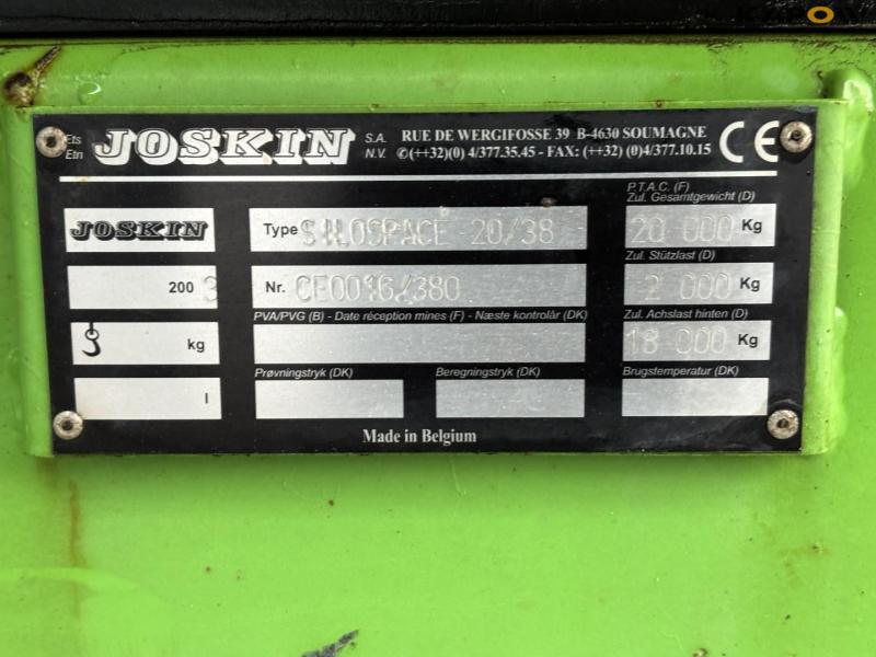 Joskin Silospace 20/38 UDEN saltudstyr 33
