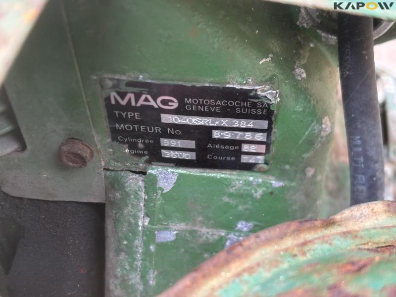 JRUS redskabsbærer med kost, skraber og sulky 29