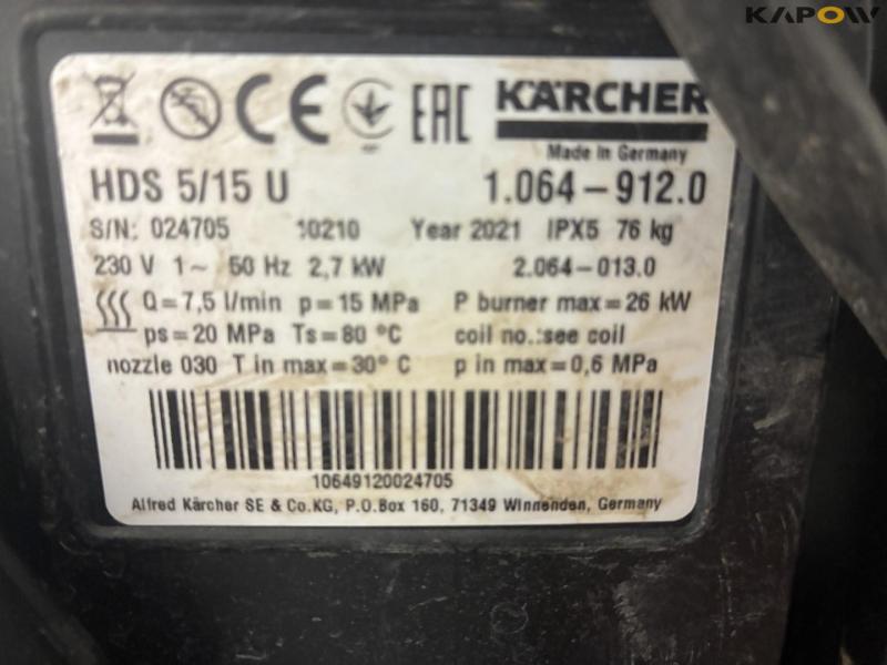 Kärcher HDS 5/15 U hedvandsrenser 7